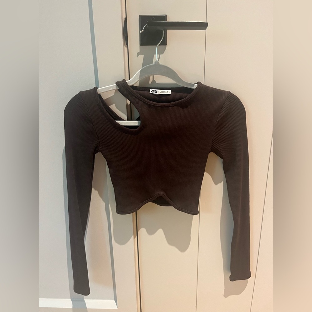 Zara long sleeve going out top